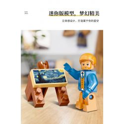 MOYU BLOCK MY97043 97043 non  LƯỚT SÓNG KANAGAWA bộ đồ chơi xếp lắp ráp ghép mô hình Arts & Crafts THE GREAT WAVE OFF KANAGAWA 2296 khối