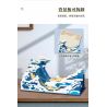 MOYU BLOCK MY97043 97043 non  LƯỚT SÓNG KANAGAWA bộ đồ chơi xếp lắp ráp ghép mô hình Arts & Crafts THE GREAT WAVE OFF KANAGAWA 2296 khối