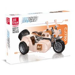 JIESTAR 92304 non  XE MÁY TRƯỜNG GIANG 750 bộ đồ chơi xếp lắp ráp ghép mô hình CJ 750 361 khối