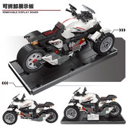 JIESTAR 92303 non  ĐUA XE NHỰA ĐƯỜNG HONDA NEOWING bộ đồ chơi xếp lắp ráp ghép mô hình HONDA NEO WING 346 khối