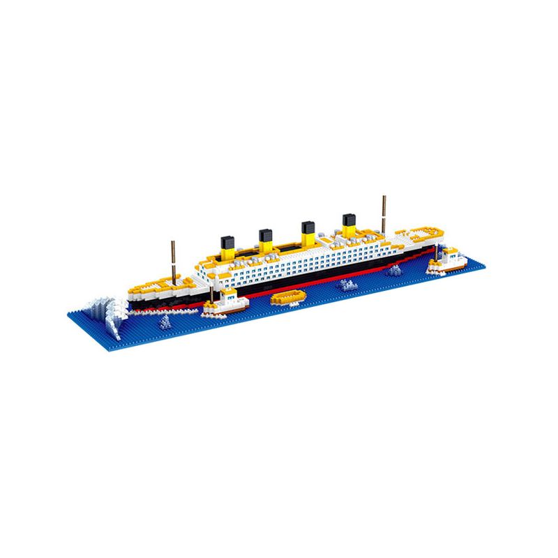 FUN IMAGINATION LZ8026 8026 non  TÀU DU LỊCH TITANIC bộ đồ chơi xếp lắp ráp ghép mô hình Creator Sáng Tạo 2338 khối