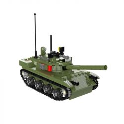 ZHEGAO QL910 non  XE TĂNG QUÂN ĐỘI bộ đồ chơi xếp lắp ráp ghép mô hình Military Army MILITARY TANK Quân Sự Bộ Đội 327 khối