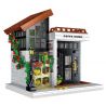 MorkModel 031062 Mork Model 031062 non  CAFE ÁNH NẮNG THỜI GIAN bộ đồ chơi xếp lắp ráp ghép mô hình Modular Buildings COFFE HOME Mô Hình Nhà Cửa 1512 khối