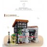 MorkModel 031062 Mork Model 031062 non  CAFE ÁNH NẮNG THỜI GIAN bộ đồ chơi xếp lắp ráp ghép mô hình Modular Buildings COFFE HOME Mô Hình Nhà Cửa 1512 khối