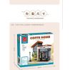 MorkModel 031062 Mork Model 031062 non  CAFE ÁNH NẮNG THỜI GIAN bộ đồ chơi xếp lắp ráp ghép mô hình Modular Buildings COFFE HOME Mô Hình Nhà Cửa 1512 khối