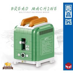 ZHEGAO 01036 non  MÁY BÁNH MÌ bộ đồ chơi xếp lắp ráp ghép mô hình Creator BREAD MACHINE Sáng Tạo 456 khối
