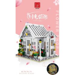 MorkModel 031061 Mork Model 031061 non  SUNSHINE FLOWER HOUSE CỬA HÀNG HOA THỜI GIAN bộ đồ chơi xếp lắp ráp ghép mô hình Modular Buildings FLOWER SHOP Mô Hình Nhà Cửa 1593 khối