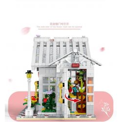 MorkModel 031061 Mork Model 031061 non  SUNSHINE FLOWER HOUSE CỬA HÀNG HOA THỜI GIAN bộ đồ chơi xếp lắp ráp ghép mô hình Modular Buildings FLOWER SHOP Mô Hình Nhà Cửa 1593 khối