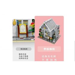 MorkModel 031061 Mork Model 031061 non  SUNSHINE FLOWER HOUSE CỬA HÀNG HOA THỜI GIAN bộ đồ chơi xếp lắp ráp ghép mô hình Modular Buildings FLOWER SHOP Mô Hình Nhà Cửa 1593 khối