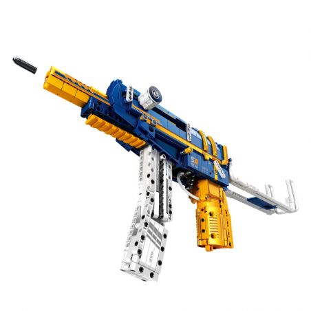 SEMBO 702920 non  SÚNG TIỂU LIÊN BỌ CẠP bộ đồ chơi xếp lắp ráp ghép mô hình 1222 khối