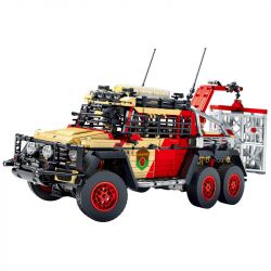 SEMBO 701039 non  THAY ĐỔI XE ĐỊA HÌNH THỢ SĂN CỔ ĐIỆN tỷ lệ 1:14 bộ đồ chơi xếp lắp ráp ghép mô hình  Kỹ Thuật Công Nghệ Cao Mô Hình Phương Tiện 2453 khối