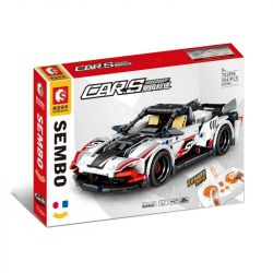 SEMBO 701894 non  ĐUA XE BRAY ĐIỀU KHIỂN TỪ XA tỷ lệ 1:18 bộ đồ chơi xếp lắp ráp ghép mô hình 554 khối