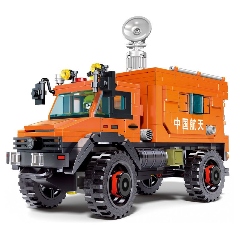 SEMBO 203326 non  TÌM KIẾM VÀ CỨU HỘ PHỤC HỒI NHIỆM VỤ XE bộ đồ chơi xếp lắp ráp ghép mô hình Space Thám Hiểm Không Gian 566 khối