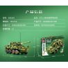 SEMBO 203143 non  XE BỌC THÉP TẤN CÔNG BÁNH LỐP ZTL-11 bộ đồ chơi xếp lắp ráp ghép mô hình Military Army ZTL-11 WHEELED ARMORED ASSAULT VEHICLE Quân Sự Bộ Đội 755 khối