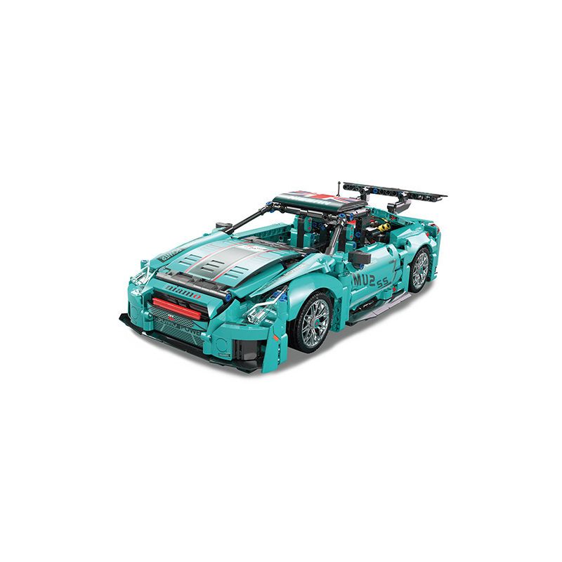 K BOX 10229 non  MÁY MÓC HOÀNH HÀNH NISSAN GT-R tỷ lệ 1:14 bộ đồ chơi xếp lắp ráp ghép mô hình SPEED&FURIOUS 1425 khối