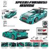K BOX 10229 non  MÁY MÓC HOÀNH HÀNH NISSAN GT-R tỷ lệ 1:14 bộ đồ chơi xếp lắp ráp ghép mô hình SPEED&FURIOUS 1425 khối