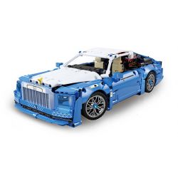 K BOX 10228 non  XE HIỆU ROLLS ROYCE tỷ lệ 1:14 bộ đồ chơi xếp lắp ráp ghép mô hình SPEED&FURIOUS 1422 khối