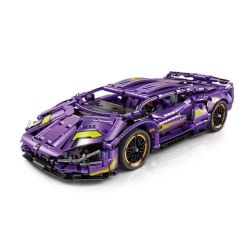 GBL KY1076 1076 non  SIÊU XE RAMBO MÀU TÍM QUYẾN RŨ 1:14 tỷ lệ 1:14 bộ đồ chơi xếp lắp ráp ghép mô hình  Kỹ Thuật Công Nghệ Cao Mô Hình Phương Tiện 1236 khối