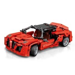 LEIBAO 8211 non  XE LÙI ALFA ROMEO tỷ lệ 1:24 bộ đồ chơi xếp lắp ráp ghép mô hình Creator Sáng Tạo 470 khối