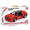 LEIBAO 8211 non  XE LÙI ALFA ROMEO tỷ lệ 1:24 bộ đồ chơi xếp lắp ráp ghép mô hình Creator Sáng Tạo 470 khối