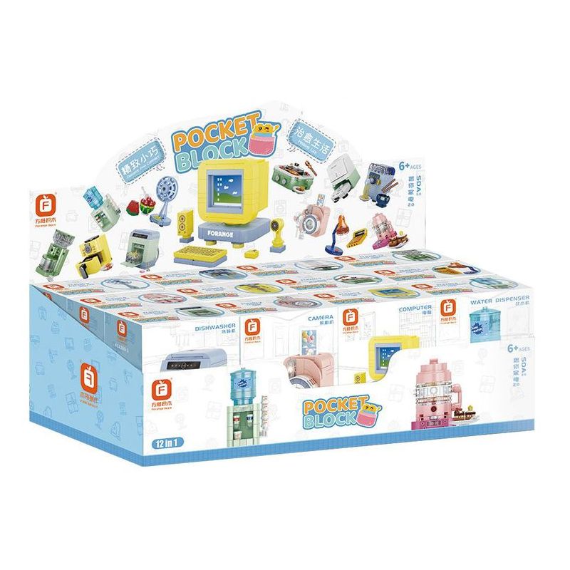 FORANGE FC8280 8280 non  MINI APPLIANCES 2.0 12 MODEL MÁY RỬA CHÉN CAMERA TÍNH BÌNH NƯỚC SỨC KHỎE NỒI CHIÊN KHÔNG KHÍ NẤU ĐA NĂNG ĐÈN BÀN QUẠT ĐIỆN LÀM MÌ CHỔI QUÉT XAY bộ đồ chơi xếp lắp ráp ghép mô hình SDA 2.0 1323 khối