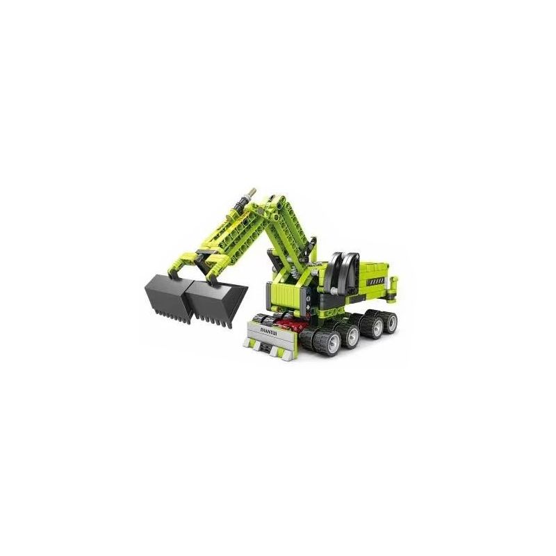 GBL KY1081 1081 non  MÁY XÚC CATERPILLAR 8 TỔ HỢP bộ đồ chơi xếp lắp ráp ghép mô hình  PROJECT MACHINE Kỹ Thuật Công Nghệ Cao Mô Hình Phương Tiện 875 khối
