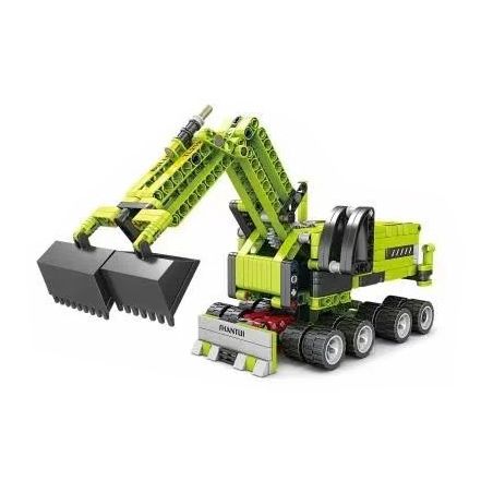 GBL KY1081 1081 non  MÁY XÚC CATERPILLAR 8 TỔ HỢP bộ đồ chơi xếp lắp ráp ghép mô hình  PROJECT MACHINE Kỹ Thuật Công Nghệ Cao Mô Hình Phương Tiện 875 khối