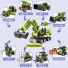 GBL KY1081 1081 non  MÁY XÚC CATERPILLAR 8 TỔ HỢP bộ đồ chơi xếp lắp ráp ghép mô hình  PROJECT MACHINE Kỹ Thuật Công Nghệ Cao Mô Hình Phương Tiện 875 khối