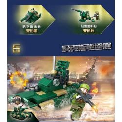 JP 68004 non  TỔ HỢP XE TĂNG HẠNG NẶNG KINGDOM 8 TIGER CHIẾN ĐẤU CHỦ LỰC PHÁO CAO TỐC DÃ MÁY TÊN LỬA NUỐT SÚNG TÀU KHU TRỤC HANKS SÂN BAY NÉM BOM TIM bộ đồ chơi xếp lắp ráp ghép mô hình Military Army PEACE Quân Sự Bộ Đội 775 khối