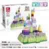JIESTAR 37604 non  LÂU ĐÀI CHUÔNG bộ đồ chơi xếp lắp ráp ghép mô hình 235 khối