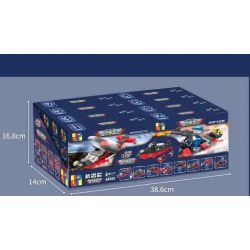 JP 68002 non  THIẾT BỊ HẠNG NẶNG QUỐC GIA TÀU NGẦM HẠT NHÂN 8 TỔ HỢP MÁY BAY TRỰC THĂNG TẤN CÔNG VŨ TRANG THỦY PHI CƠ CHIẾN ĐẤU FALCON THUYỀN TIA CHỚP NÉM BOM THIÊN NGA TRẮNG ĐỔ BỘ CÁNH XUÔI PHÍA TRƯỚC MẬP GIẬN DỮ bộ đồ chơi xếp lắp ráp ghép mô hình Military Army PEACE Quân Sự Bộ Đội 789 khối