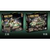 PanlosBrick 632016 Panlos Brick 632016 non  XE TĂNG BỌC THÉP HẠNG NẶNG KING TIGER bộ đồ chơi xếp lắp ráp ghép mô hình Military Army KING TIGER HEAVY TANK Quân Sự Bộ Đội 1974 khối