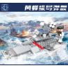 JP 68001 non  KINGDOM HEAVY WARSHIP 4 TỔ HỢP MÁY BAY CHIẾN ĐẤU PHANTOM TÀU TẤN CÔNG F1 NÉM BOM B3 TÊN LỬA LỚP WASP bộ đồ chơi xếp lắp ráp ghép mô hình Military Army PEACE Quân Sự Bộ Đội 799 khối