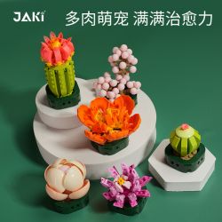 JAKI JK2728 2728 non  CÂY GỖ MỌNG NƯỚC 6 LOẠI VŨ ĐIỆU HOÀNG HÔN ĐÀO TRỨNG XƯƠNG RỒNG HỔ PHÁCH VÀNG MẪU ĐƠN TÍM bộ đồ chơi xếp lắp ráp ghép mô hình Flowers PLANTE Hoa