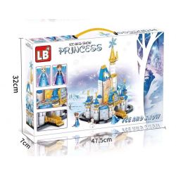 LB LB+ LB621 non  CÔNG CHÚA ELSA bộ đồ chơi xếp lắp ráp ghép mô hình Girl ICE AND SNOW PRINCESS Con Gái 432 khối