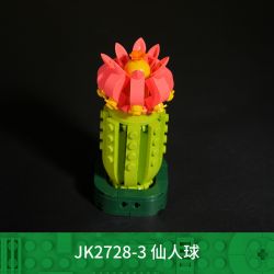 JAKI JK2728 2728 non  CÂY GỖ MỌNG NƯỚC 6 LOẠI VŨ ĐIỆU HOÀNG HÔN ĐÀO TRỨNG XƯƠNG RỒNG HỔ PHÁCH VÀNG MẪU ĐƠN TÍM bộ đồ chơi xếp lắp ráp ghép mô hình Flowers PLANTE Hoa