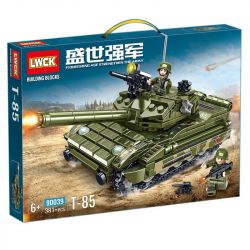 LWCK 90039 non  XE TĂNG CHIẾN ĐẤU CHỦ LỰC T-85 bộ đồ chơi xếp lắp ráp ghép mô hình Flourishing Age Strengthen The Army 381 khối