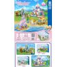 ZHEGAO QL1189 1189 non  LÂU ĐÀI WINDSOR GARDEN WONDERLAND 4 PHONG CÁCH bộ đồ chơi xếp lắp ráp ghép mô hình Girl WINDSOR CASTLE Con Gái 976 khối