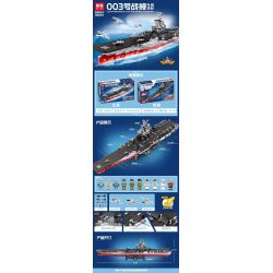 MEILIAN 98091 non  PHÓNG ĐIỆN TỪ TÀU CHIẾN 003 bộ đồ chơi xếp lắp ráp ghép mô hình Military Army ELECTROMAGNETIC EJECTION OF BATTLESHIP 003 Quân Sự Bộ Đội 3018 khối