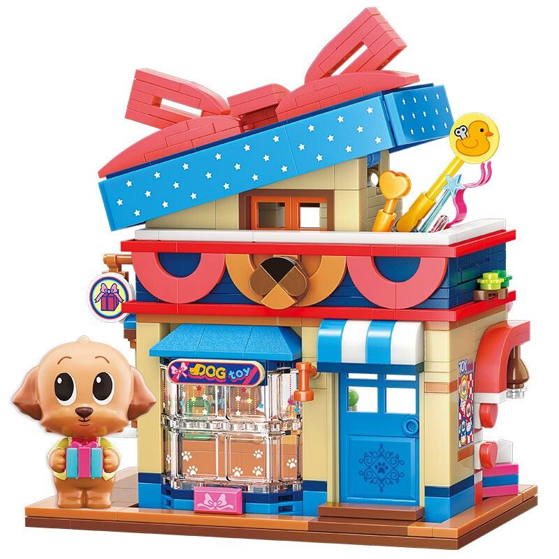 KEEPPLEY K28011 28011 non  NHÀ BÚP BÊ BÔNG bộ đồ chơi xếp lắp ráp ghép mô hình LOVELY STREET