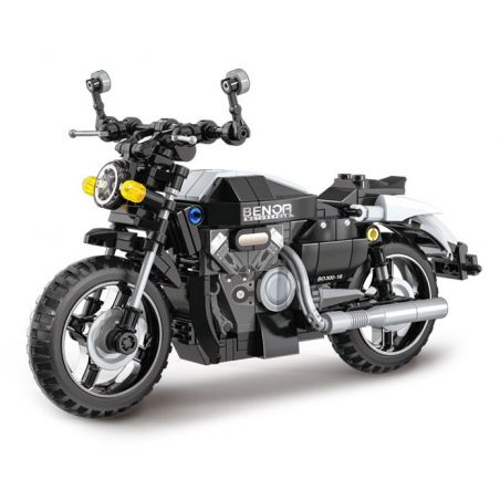 Kazi KY6128 6128 non  XE MÁY NHANH BENOA-ROCK300 bộ đồ chơi xếp lắp ráp ghép mô hình Motorcycle Motorbike Xe Hai Bánh 285 khối