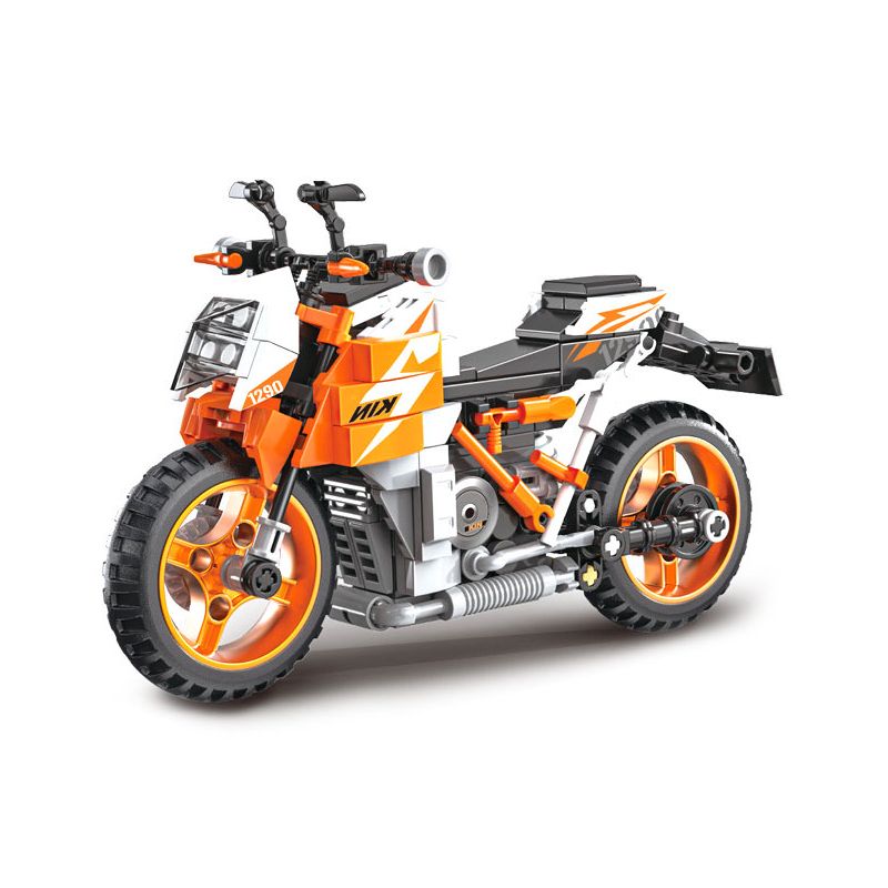 Kazi KY6127 6127 non  XE MÁY NHANH KIM R2R 1290 bộ đồ chơi xếp lắp ráp ghép mô hình Motorcycle Motorbike Xe Hai Bánh 266 khối