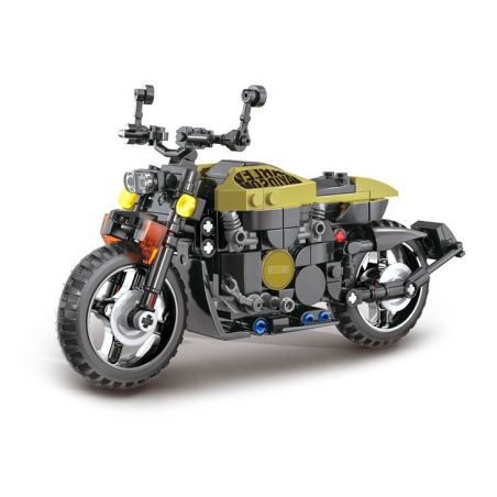 Kazi KY6125 6125 non  HOLAY-1250 bộ đồ chơi xếp lắp ráp ghép mô hình Motorcycle Motorbike Xe Hai Bánh 284 khối