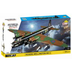COBI CHARACTER BUILDING 5723 non  MÁY BAY NÉM BOM WELLINGTON tỷ lệ 1:37 bộ đồ chơi xếp lắp ráp ghép mô hình Marvel Super Heroes VICKERS WELLINGTON MK II Siêu Anh Hùng Marvel 1162 khối