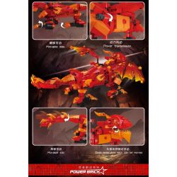 MouldKing 13148 Mould King 13148 non  RỒNG CHIẾN LỬA bộ đồ chơi xếp lắp ráp ghép mô hình FLAME BATTLE DRAGON 485 khối