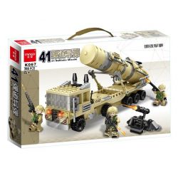 MINGDI K067 non  41 TÊN LỬA ĐẠN ĐẠO bộ đồ chơi xếp lắp ráp ghép mô hình 41 BALLISTIC MISSILE 386 khối
