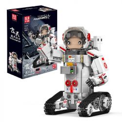 MouldKing 13137 Mould King 13137 non  CHIẾN BINH KHÔNG GIAN BAY bộ đồ chơi xếp lắp ráp ghép mô hình ASTRONAUT GIRL 508 khối