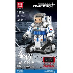 MouldKing 13136 Mould King 13136 non  CHIẾN BINH KHÔNG GIAN DONKEY KONG bộ đồ chơi xếp lắp ráp ghép mô hình ASTRONAUT BOY 493 khối