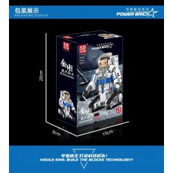 MouldKing 13136 Mould King 13136 non  CHIẾN BINH KHÔNG GIAN DONKEY KONG bộ đồ chơi xếp lắp ráp ghép mô hình ASTRONAUT BOY 493 khối