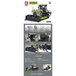 SEMBO 705940 non  CHIẾC XE ???I tỷ lệ 1:18 bộ đồ chơi xếp lắp ráp ghép mô hình 1285 khối